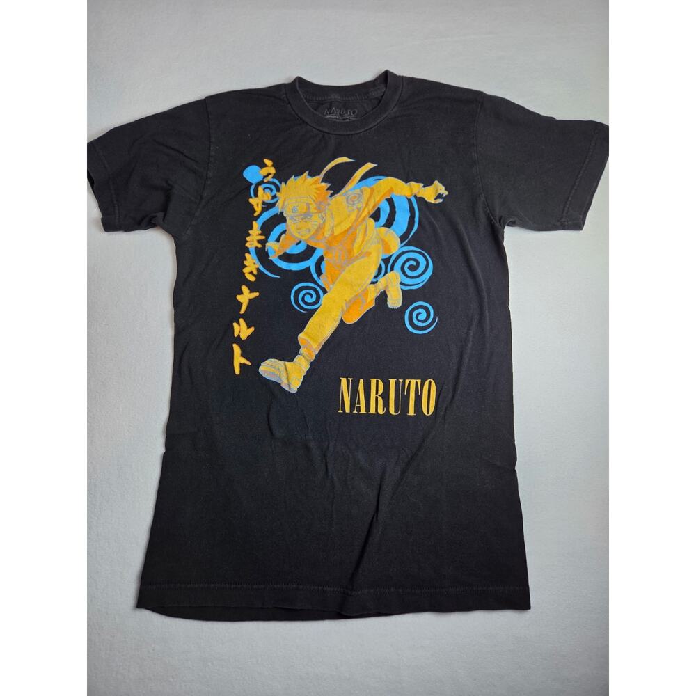 Naruto Shippuden Collection Anime Graphic T-shirt Black Men's Small